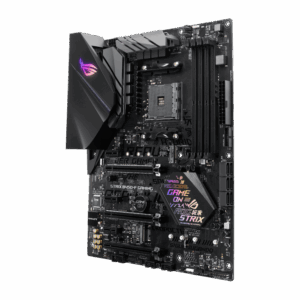 Vue d'angle de la carte mère B450-F GAMING