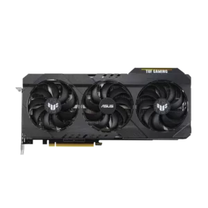 Vue du dessus de la ASUS TUF RTX 3060 Ti OC 8 Go
