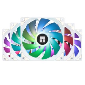 Pack de 5 ventilateurs 120mm ARGB blancs Thermalright alternatif
